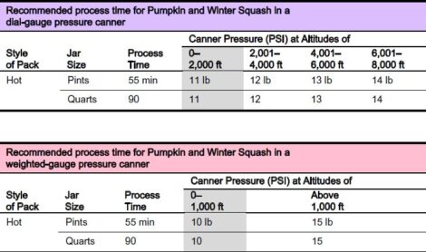 How to Can Pumpkin and Winter Squash Image